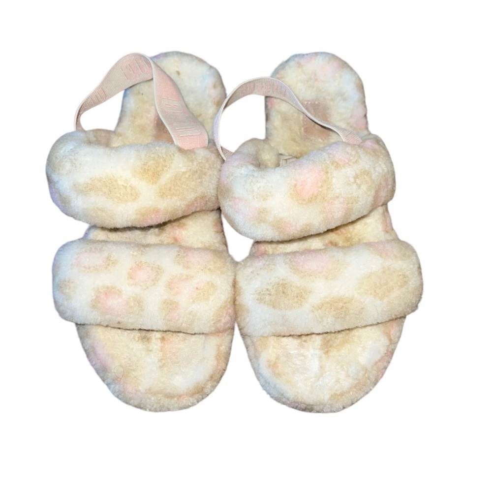 UGG Oh Yeah Panther Print Slipper Sandals